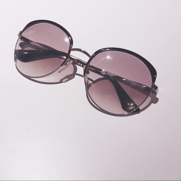 Prada round sunglasses SPR 54S purple/silver - Picture 3 of 7